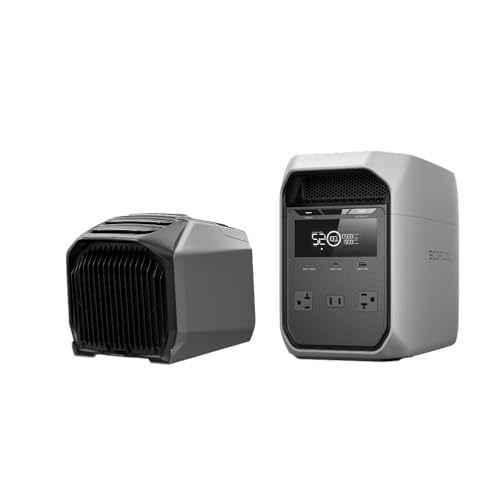 Amazon.co.jp: ECOFLOW DELTA 3 Classic ポータブル電源 とWAVE 3
