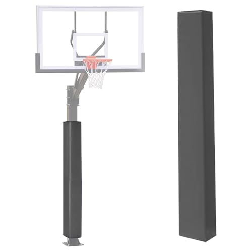 Protector de bastón de baloncesto impermeable acolchado para postes cuadrados, ideal para uso en garaje o sótano, cubierta de equipo de baloncesto resistente