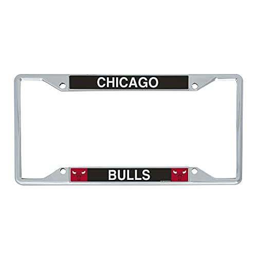 Desert Cactus Chicago Bulls Team NBA Metal License Plate Frame for Front or Back of Car Officially Licensed (Team Name)