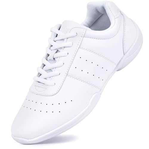 Image of CADIDL Cheer Shoes Women White Cheerleading Dance Shoes