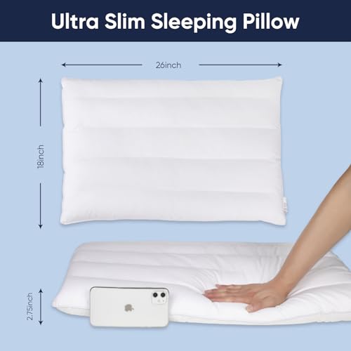 Fouxtel FT-UTPL Flat Pillows For Sleeping Thin thumb #5