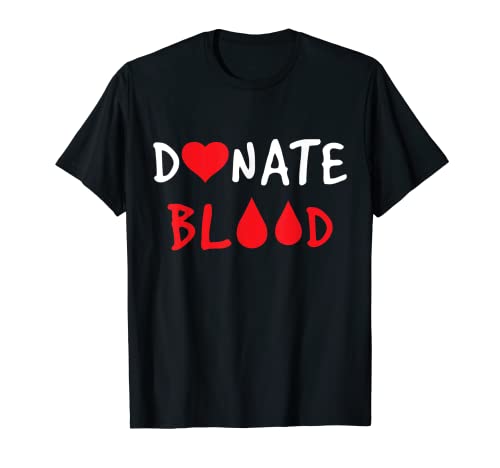 Donate Blood World Donor Day Medical Volunteer T-Shirt