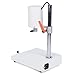 High Speed Homogenizer, 185W Overhead Stirrer Lab Stirrer, Portable Lab Disperser Emulsifier with Two Working Heads & Magnetic Suction Design for Scientific Research Chemical Industry