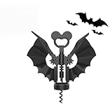 Gothic 2-in-1 Getränkeöffner - Gruseliger Halloween-Korkenzieher & Flaschenöffner-Set, makabres Weinzubehör für Enthusiasten, einzigartiges Küchengerät Geschenk