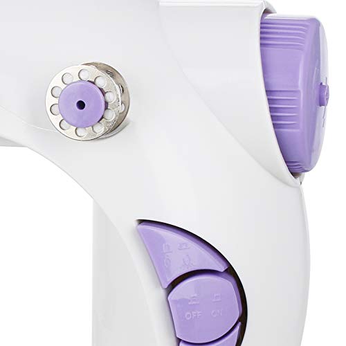 Emerio SEW-122275 Naaimachine, kinderen, beginners, mogelijke batterijwerking voor onderweg, wit/lila, klein - Image 5