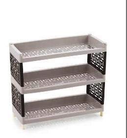 VEER Marvel Plastic 3 Layer Multi Purpose Polished Storage Rack (15x35x34cm)-image-5