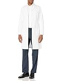 Fashion Seal Healthcare Men's Men's Knee Length Lab Coat 5 Blazer, White, 42