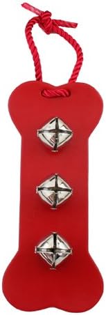 Leather Bone Bell Door Hanger - BROWN -