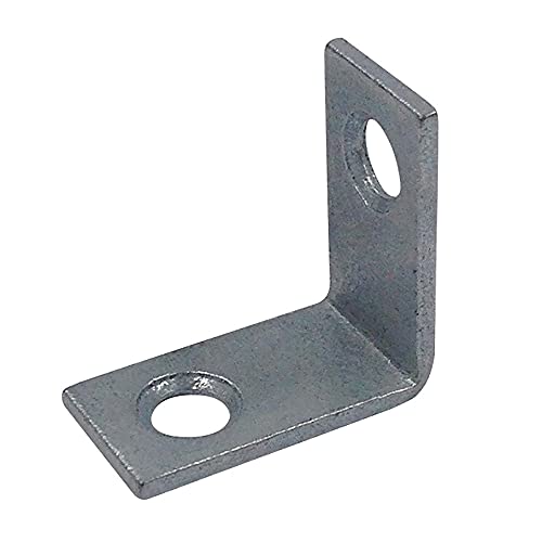 Prime-Line MP11351-4 Corner Bracket, 1 In., Steel Construction, Galvanized Finish, L-Angle (4 Pack)