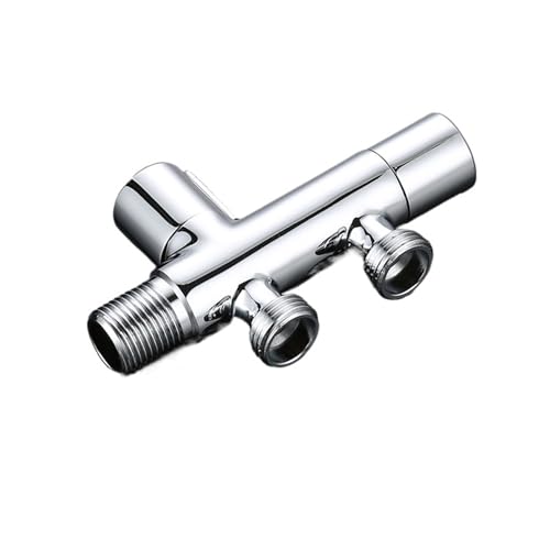 Robinet d'arrêt double commande G1/2 cuivre avec régulation d'eau indépendante - 6