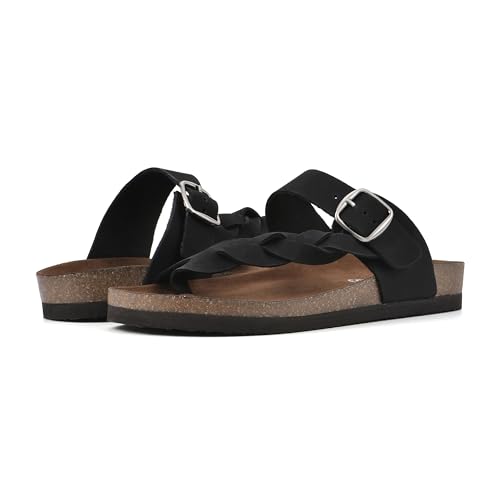 Image of WHITE MOUNTAIN Women's Crawford Signature Comfort Molded Footbed Braided Sandal