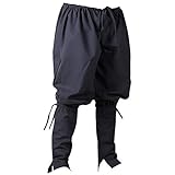 rushose In besonders robuster Canvas Webart gefertigt, mittelalterlicher Look durch gröberes Gewebe, eng geschnittene Waden passen zu Schaftstiefeln, Rüstung etc.