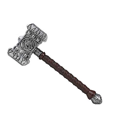 Eurroweb Silver Fake War Axe (52cm) Fancy Dress Accessory