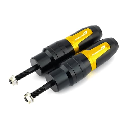 Curseur anti-collision moto TL500 protection chutes échappement slider jaune 2020-2022