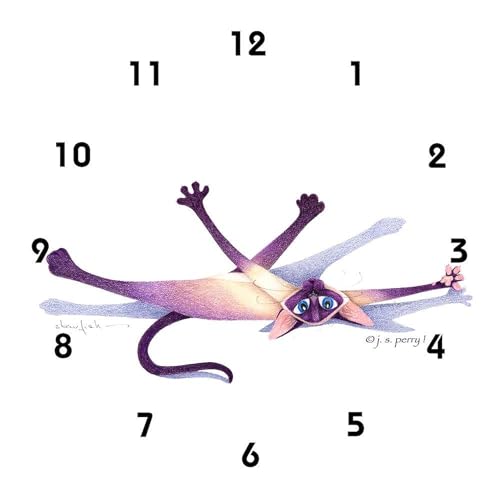 Reloj de pared analógico redondo 9.5" CaféPress miniatura 2