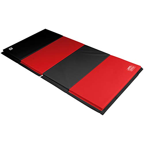 image for We Sell Mats 4 ft x 8 ft x 2 in Gymnastics Mat, Folding Tumbling Mat, 