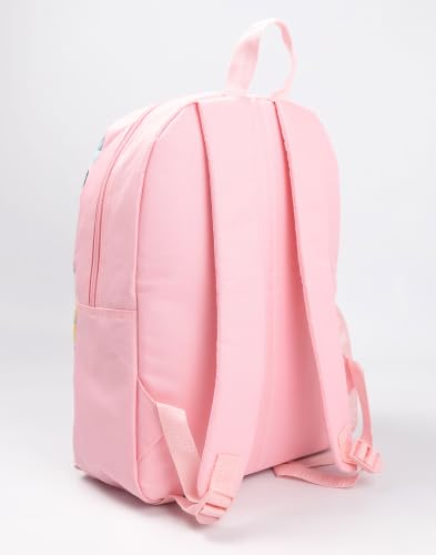 Mochila rosa Disney Princesas de 4 piezas con portameriendas y estuche escolar 2