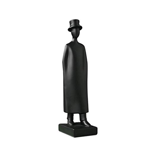 Ornement abstrait noir en résine pour casser la monotonie de votre décoration