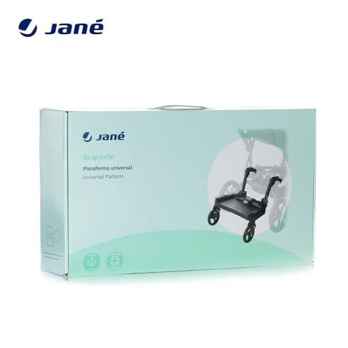Miniatura 7 de Jané Go Up Surfer Plataforma Universal Carrito Bebé, Hasta 20 Kg, Plegable Sin Desinstalar, Ruedas 360 , Base Antideslizante, Negro