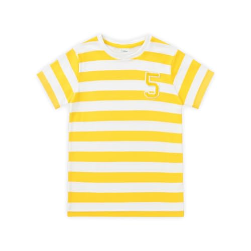 Image of Kidbea Boys Cotton T-Shirt for Kids | Printed & Solid Half Sleeve Tees | Soft & Breathable Summer Wear | Stylish Round Collar Tshirt for Kids