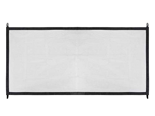 Türschutzgitter Gittertür Hund Kindergitter Treppe Ohne Bohren Faltbar Welpengitter Treppenschutzrollo Versetzbar Einziehbares Türgitter Zum Klemmen Schutzgitter für Haustiere Babys 1.8M X 72CM