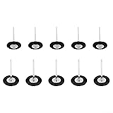 Pratique et facile à utiliser : les brosses en nylon ont un design de type T et une tige de 3 mm, ce qui les rend faciles à attacher aux outils appropriés. Ils sont de taille compacte (environ 3 x 25 mm) et sont livrés par lot de 10 pour votre commodité.