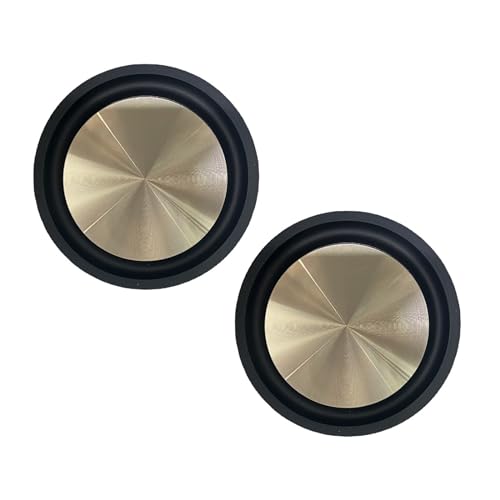 Laikoutd 1 Pair 90 Mm Basco Pasivo Radiador Pasivo Placa VIBRACIÓN Auxiliar Subwoofer Diafragma Diafragma