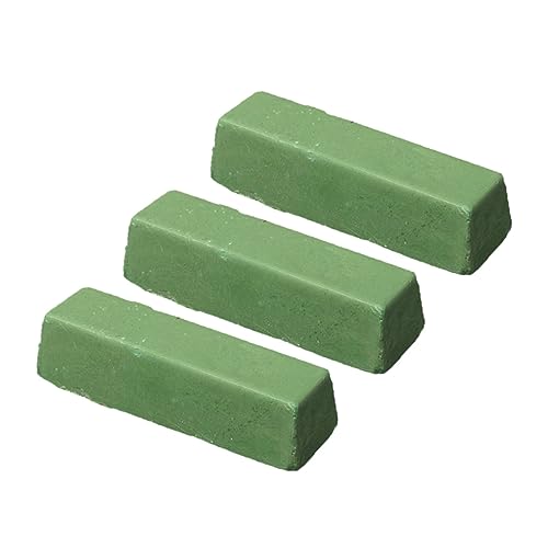 Cire de polissage verte pour acier inoxydable et métaux BESTonZON en lot de 3 pièces