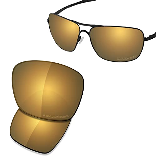Image of SAUCER Premium Replacement Lenses & Nosepads for Oakley Plaintiff Squared OO4063 Sunglasses