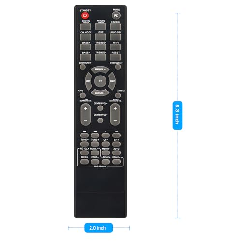 Télécommande Pyle PT694BT de remplacement pour récepteur audio Home Cinéma - 5