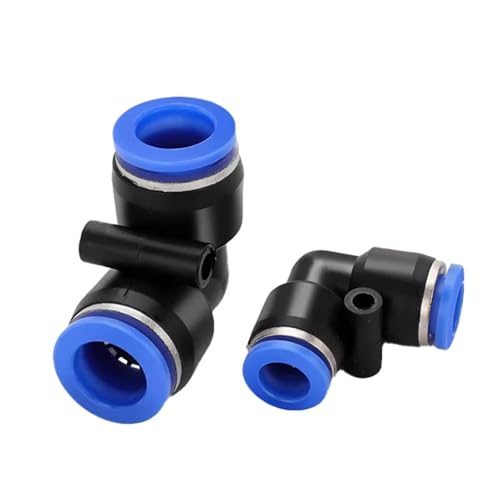 Raccord pneumatique à poussée directe PV 10 mm pour tube plastique en lot de 100