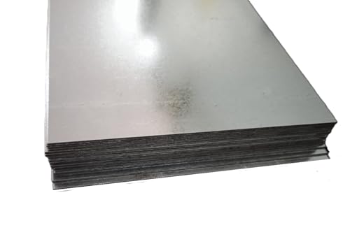 Lamiera in ferro ZINCATA con spessori 1,1.5, 2, 3 varie dimensioni(250x500x3 mm (lato x lato x spessore))