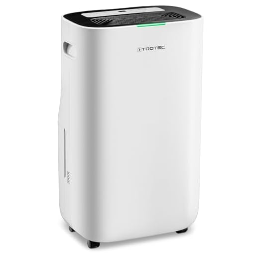 TROTEC Luftentfeuchter und Luftreiniger TTK 70 HEPA | Geeignet für Räume bis 50 m² / 125 m³ | Wasserbehälter ca. 6,5 Liter