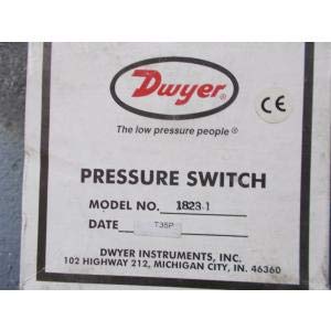 Dwyer 1823-1/SWT028271800 Series Low Differential Pressure Switch, 120-125-250-480VAC/60 0.3-1.0 w.c.