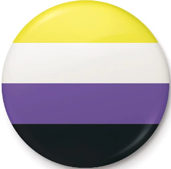 Non-Binary Pride Flag Button Badge (25mm)