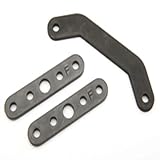 Traxxas 8926 Bulkhead Tie Bar, Front, Upper (1)/ Lower (2) (Steel)
