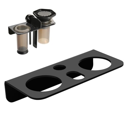 Beautyflier Wall-Mounted Holder for AeroPress Original Coffee Press, Durable Acrylic Stand Compatible with All-in-One French Press, Easy to Clean, Keep Coffee Press Set Organized (Holder Only)