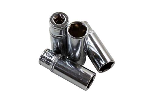 US Pro Tools Stecknuss 13 Mm – 1/4-Zoll Antrieb, 6-kant, Chrom-Vanadium-Stahl