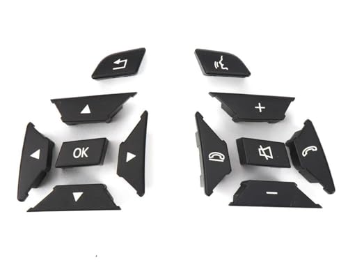 Bouton de Commutation Volant Mercedes W204 Classe C 2011-2014 Commande Noire 1 Paire