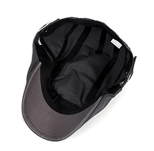 Men Flat Cap Newsboy Hat Beret Cabbie Ivy Cap Adjustable Gatsby Hat Driving Hunting Cap #TOP3