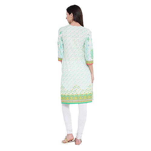 Image of Blue Straight Kurta