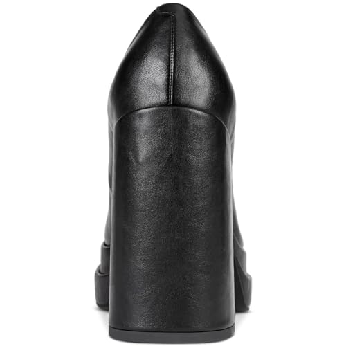 Wild Pair Womens Octavia Buckle Platform Mary Jane Heels Black 9.5 Medium (B,M)3