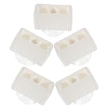 ARTSEWPLY 5 Stück Zubehör für Babytore Laufgitter-Stabilisierungsclips White