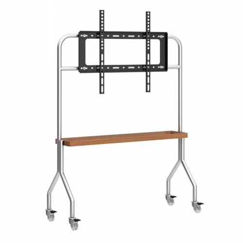 Soporte móvil para TV con ruedas y altura ajustable
