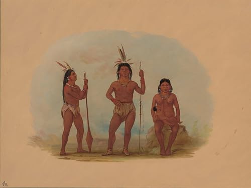 Affiche impression prints toile George Catlin décoration murale 60x90