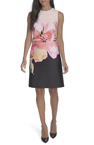 Calvin Klein Women's Floral Scuba Event Party Dress2