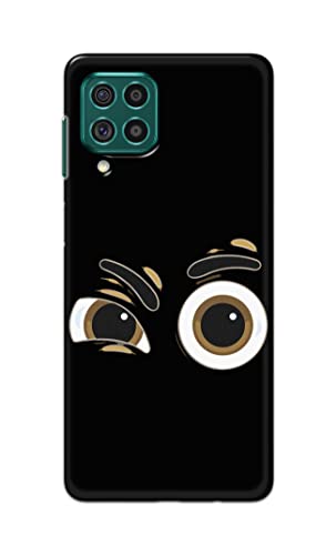 Image of PRINTFIDAA Funky Expression of Cartoon Eyes Printed Designer Hard Back Case Cover for Samsung Galaxy F62 / M62 -(WY) MVN1004