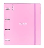 BLACKFIT8 Smile Ringbuch mit 4 Ringen, 35 mm, mit Ersatz, mit 100 A4-Blättern, ideal für Kinder verschiedener Altersgruppen, bequem und vielseitig, Qualität und Widerstandsfähigkeit, 27 x 4 x 32 cm