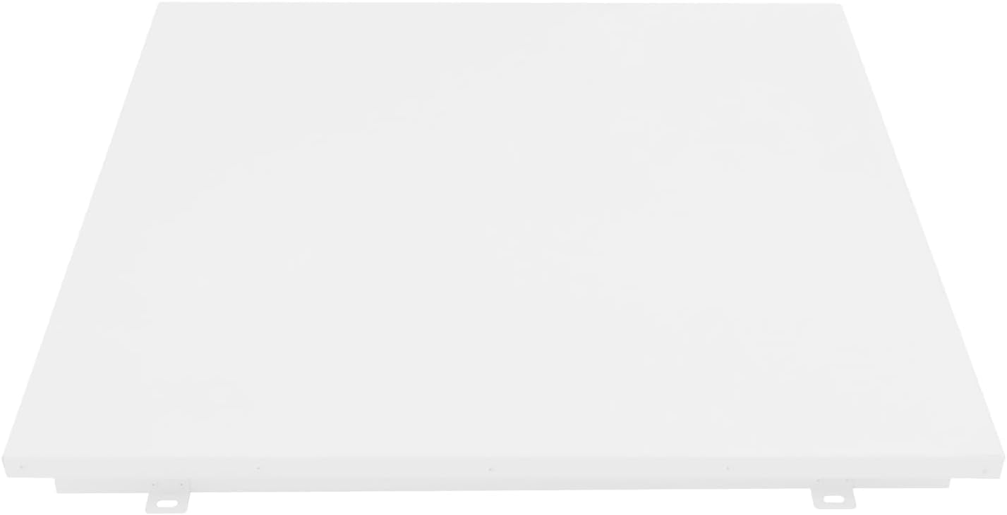 Trappe De Toit en Acier Galvanisé, Porte Daccès De Sécurité à Revêtement en Poudre pour Toitures - Trappe Daccès De Toit en Acier Blanc Durable 23.6" L X 23.6" W - Black