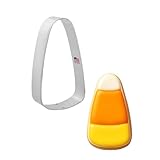 Foose Cookie Cutters Candy Corn 4 in Cookie Cutter Halloween, Thanksgiving, Tin Plated Steel, USA